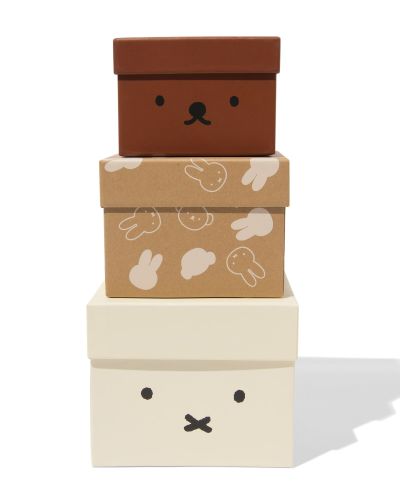 Boîtes De Rangement Miffy En Carton - 3 Pièces - HEMA - Modalova