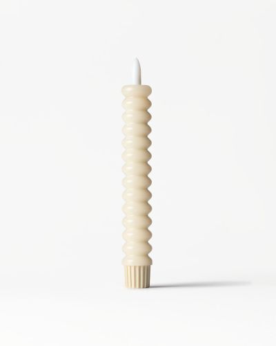 Bougie LED De Table ⌀2,5 X 18,4 Cm Nervurée Jaune Clair () - HEMA - Modalova