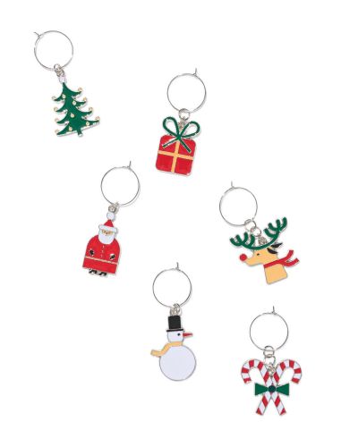 Marque-verres Personnages De Noël - 6 Pièces - HEMA - Modalova