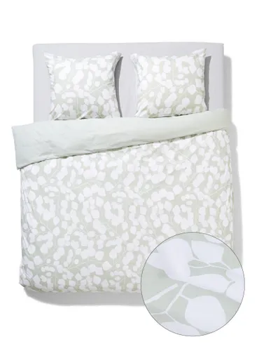 Housse De Couette 240x200/220cm En Coton Doux À Motif Feuilles () - HEMA - Modalova