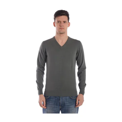 Knitwear > V-neck Knitwear - - Daniele Alessandrini - Modalova