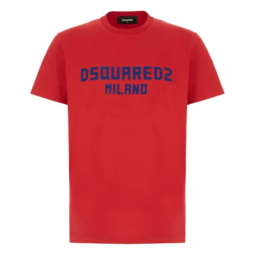 Dsquared2 - Tops > T-Shirts - Red - Dsquared2 - Modalova