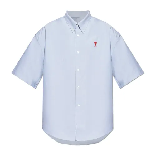 Shirts > Short Sleeve Shirts - - Ami Paris - Modalova