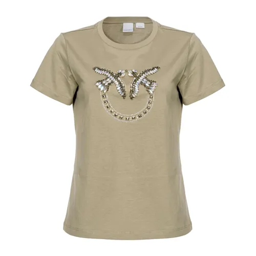 Pinko - Tops > T-Shirts - Green - Pinko - Modalova