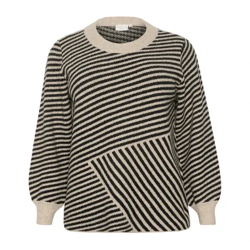 Knitwear > Round-neck Knitwear - - Kaffe Curve - Modalova
