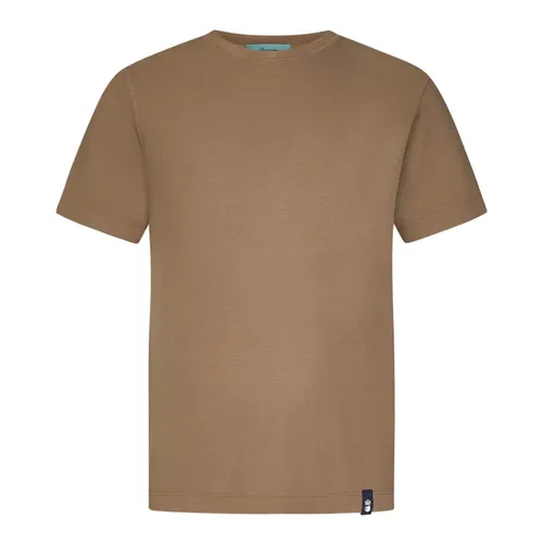 Drumohr - Tops > T-Shirts - Brown - Drumohr - Modalova