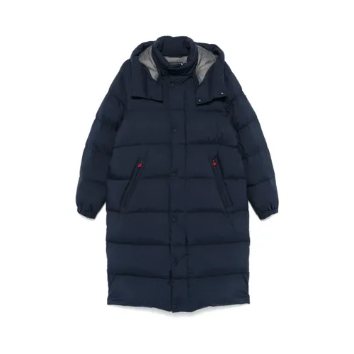 Kiton - Coats > Down Coats - Blue - Kiton - Modalova