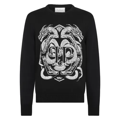 Knitwear > Round-neck Knitwear - - Philipp Plein - Modalova