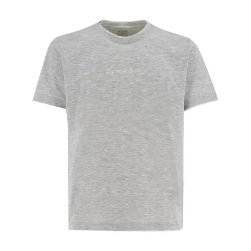 Eleventy - Tops > T-Shirts - Gray - Eleventy - Modalova