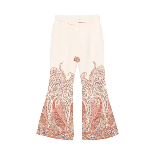Trousers > Wide Trousers - - Zimmermann - Modalova
