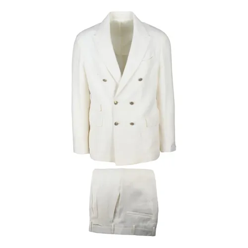 Suits > Suit Sets > Double Breasted Suits - - Eleventy - Modalova