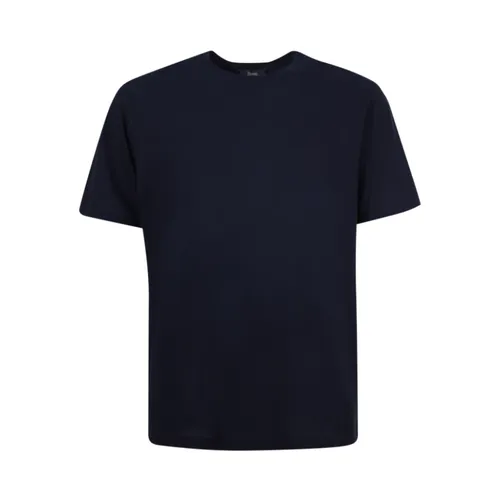 Herno - Tops > T-Shirts - Blue - Herno - Modalova