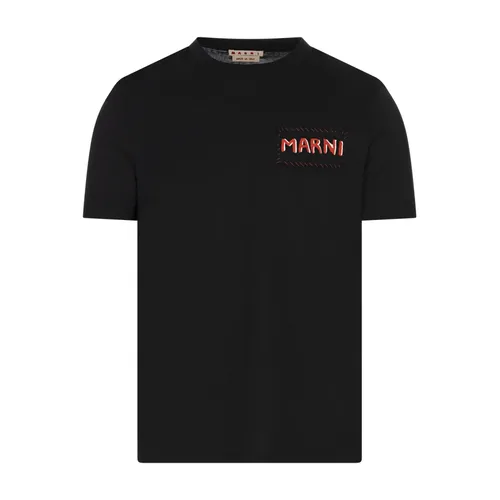 Marni - Tops > T-Shirts - Black - Marni - Modalova