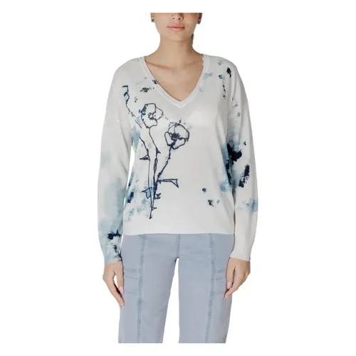 Knitwear > V-neck Knitwear - - Desigual - Modalova