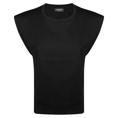 Dondup - Tops > T-Shirts - Black - Dondup - Modalova