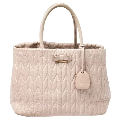 Pre-owned > Pre-owned Bags > Pre-owned Tote Bags - - Miu Miu Pre-owned - Modalova