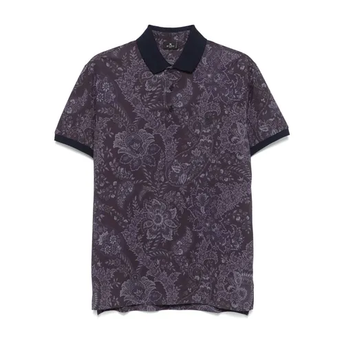Etro - Tops > Polo Shirts - Blue - Etro - Modalova