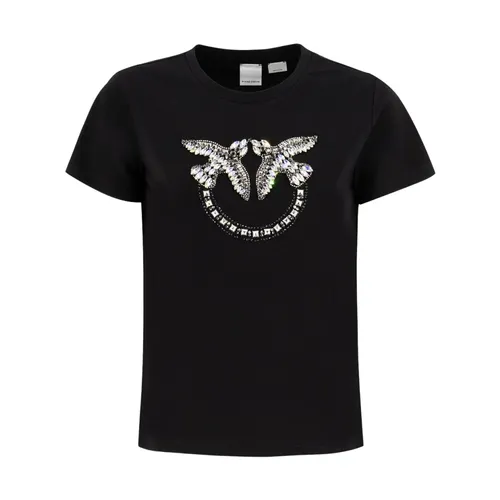 Pinko - Tops > T-Shirts - Black - Pinko - Modalova
