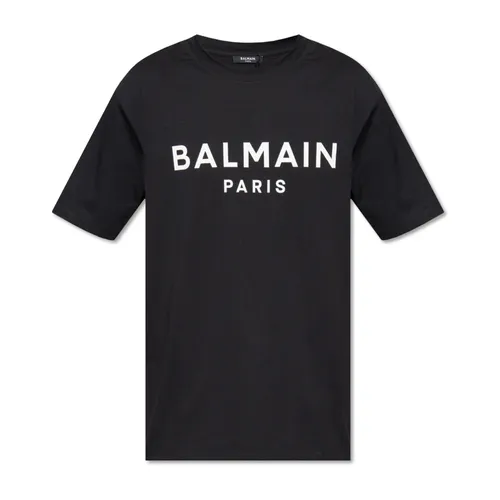 Balmain - Tops > T-Shirts - Black - Balmain - Modalova