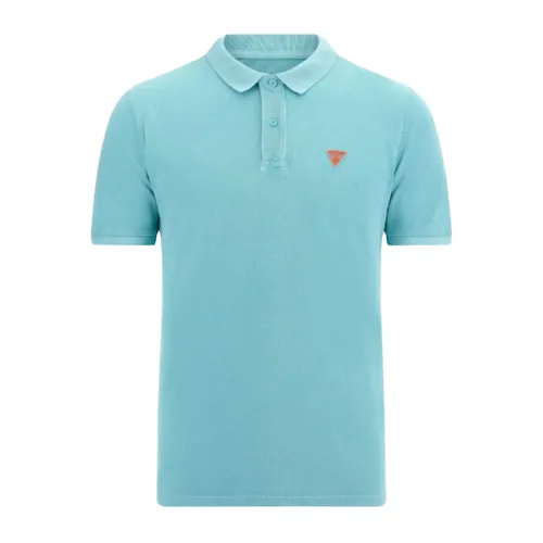 Guess - Tops > Polo Shirts - Blue - Guess - Modalova