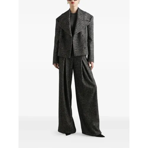 Trousers > Wide Trousers - - Dolce & Gabbana - Modalova