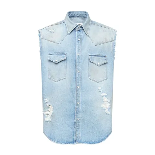 Shirts > Denim Shirts - - MM6 Maison Margiela - Modalova