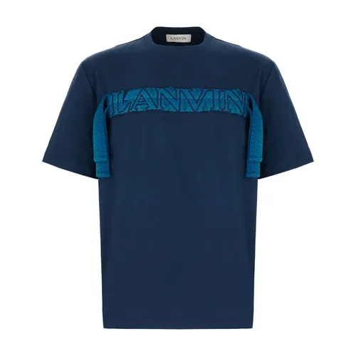 Lanvin - Tops > T-Shirts - Blue - Lanvin - Modalova
