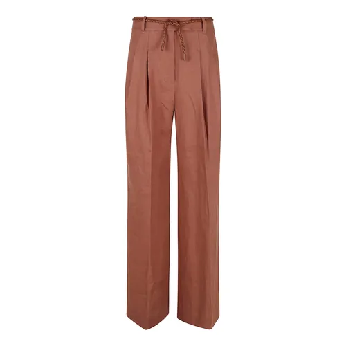 Trousers > Wide Trousers - - Zimmermann - Modalova