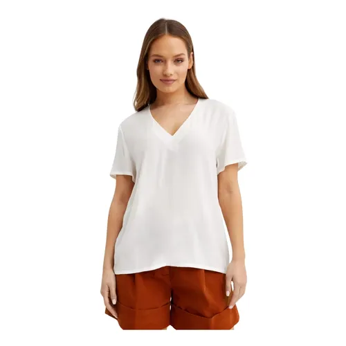 Fay - Tops > T-Shirts - White - Fay - Modalova