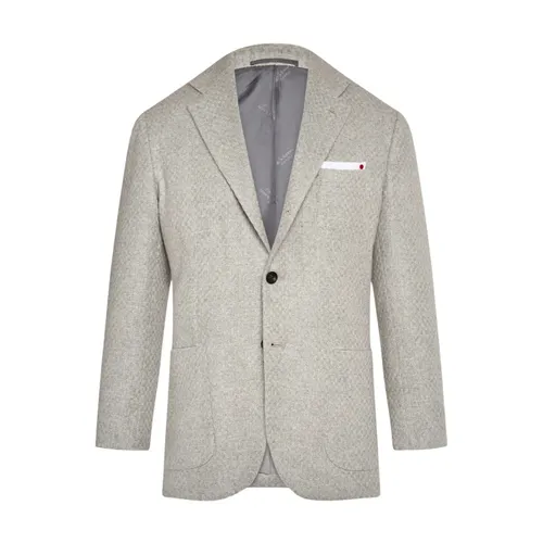 Kiton - Jackets > Blazers - Gray - Kiton - Modalova