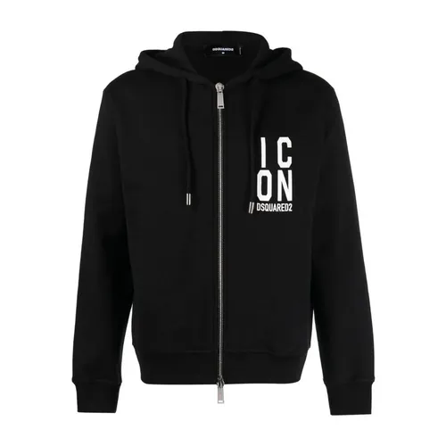 Sweatshirts & Hoodies > Zip-throughs - - Dsquared2 - Modalova