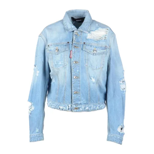 Jackets > Denim Jackets - - Dsquared2 - Modalova