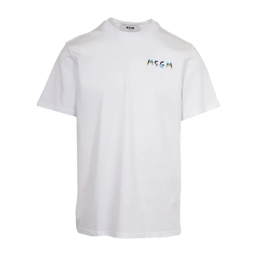 Msgm - Tops > T-Shirts - White - Msgm - Modalova
