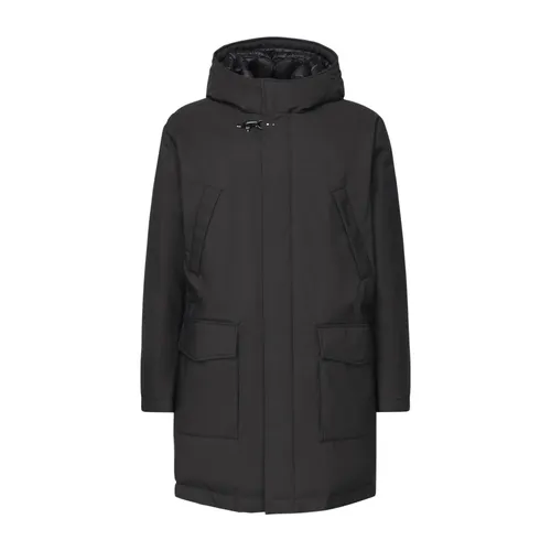 Fay - Coats > Parkas - Black - Fay - Modalova