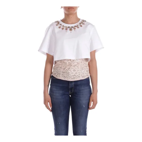 Blugirl - Tops > T-Shirts - White - Blugirl - Modalova