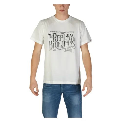 Replay - Tops > T-Shirts - White - Replay - Modalova
