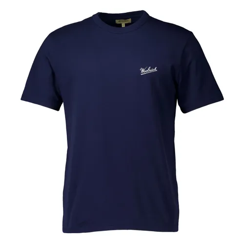 Woolrich - Tops > T-Shirts - Blue - Woolrich - Modalova