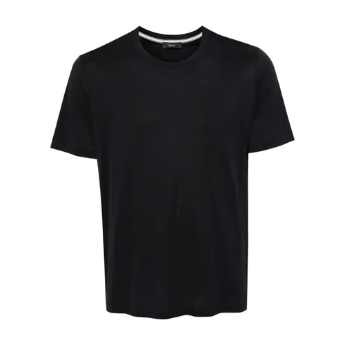 Herno - Tops > T-Shirts - Blue - Herno - Modalova