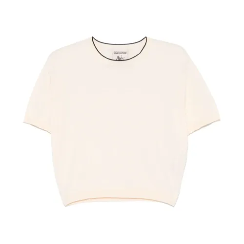 Tops > T-Shirts - - Semicouture - Modalova