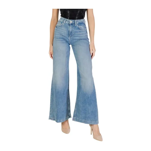 Guess - Jeans > Wide Jeans - Blue - Guess - Modalova