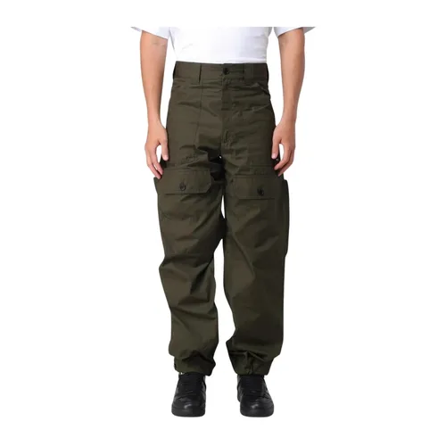 Trousers > Wide Trousers - - Msgm - Modalova
