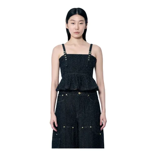 Tops > Sleeveless Tops - - Ganni - Modalova