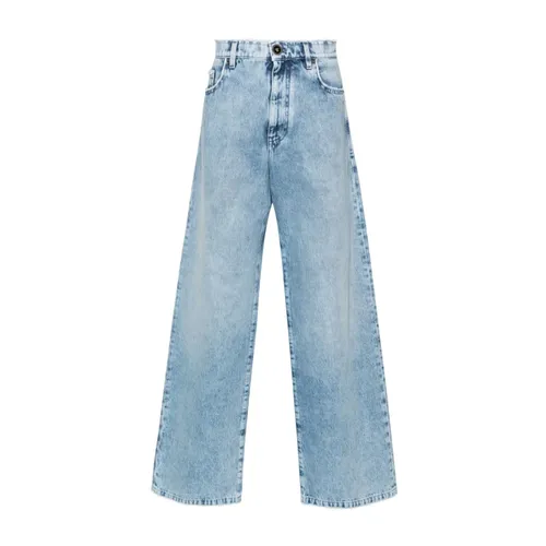Jeans > Wide Jeans - - Versace - Modalova
