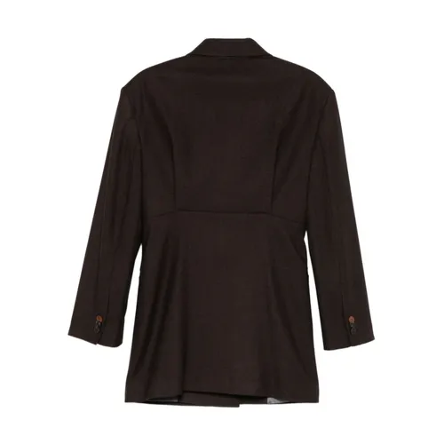 Alysi - Jackets > Blazers - Brown - Alysi - Modalova