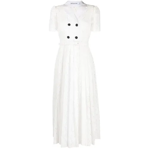 Dresses > Day Dresses > Midi Dresses - - Self Portrait - Modalova