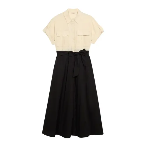 Dresses > Day Dresses > Midi Dresses - - Oltre - Modalova