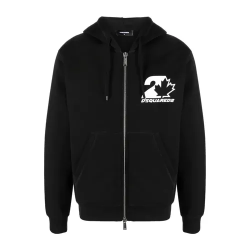 Sweatshirts & Hoodies > Zip-throughs - - Dsquared2 - Modalova