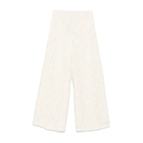 Trousers > Wide Trousers - - Twinset - Modalova