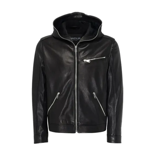 Jackets > Leather Jackets - - Dondup - Modalova