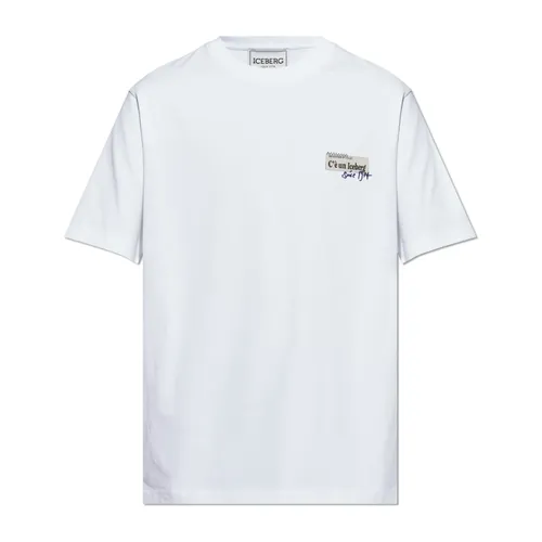 Iceberg - Tops > T-Shirts - White - Iceberg - Modalova